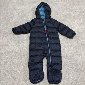 LLBean Navy Infants' Ultralight 650 Down Bunting